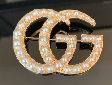 gucci brooch pearl|gucci earrings for women.